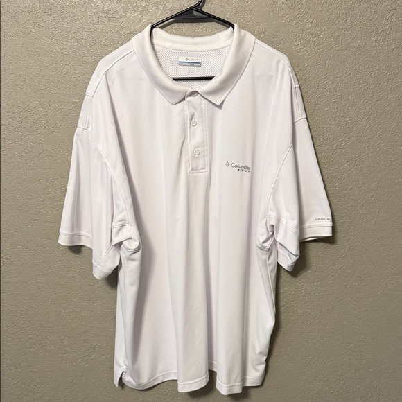 Columbia Other - Columbia Men's PFG Perfect Cast Polo Shirt in white 3X